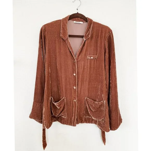 Mes Demoiselle GIACOMO Powder Velvet Shirt - Picture 5 of 10